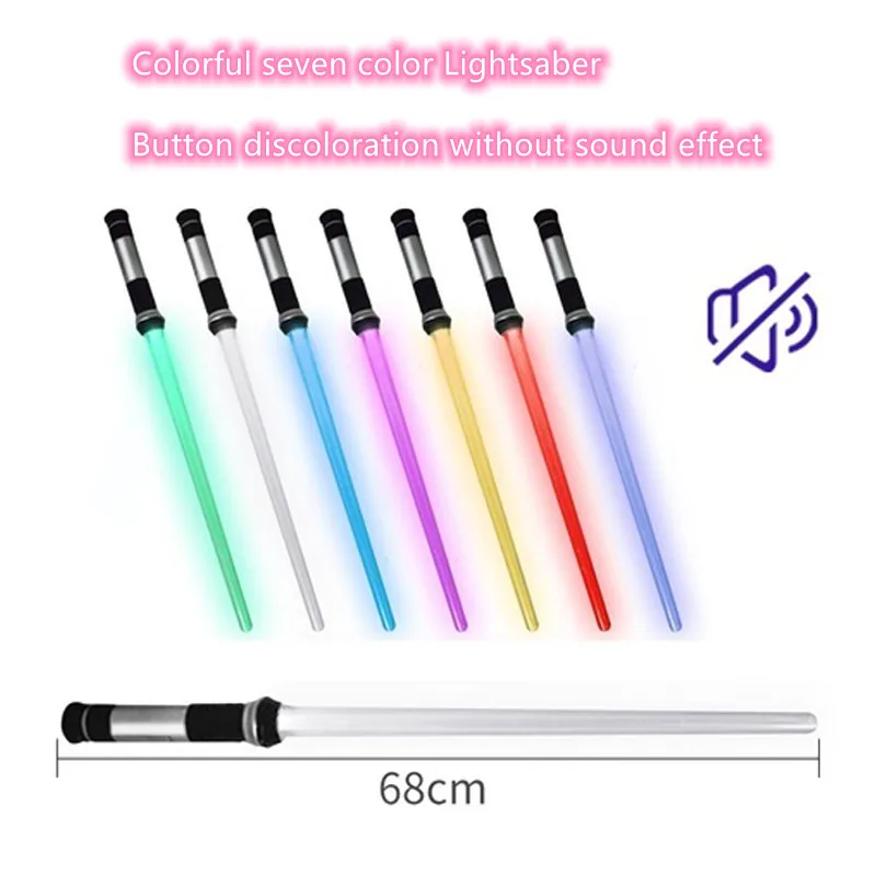 

Star Wars Lightsaber Toy Series Colorful Lightsaber Gravity Dynamic Sound Lightsaber Children's Seven Color Lightsaber Toys