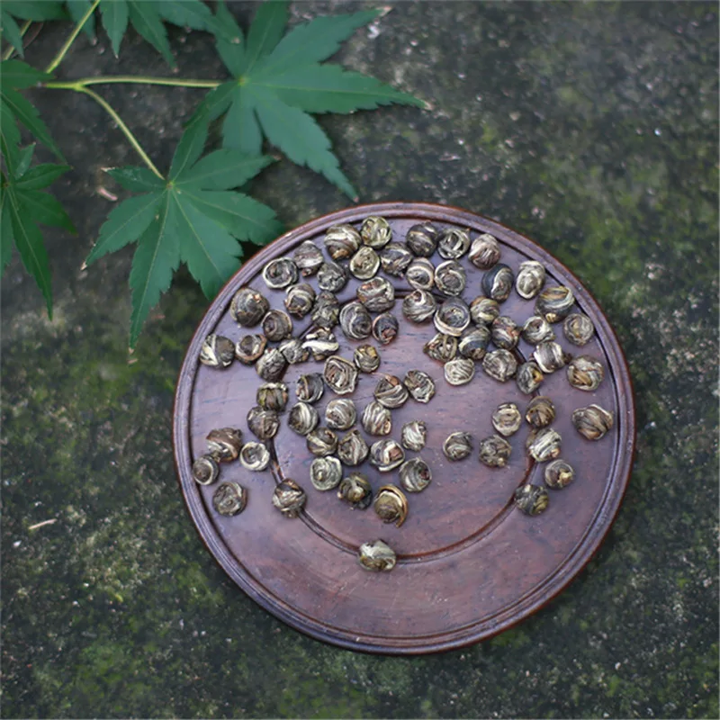Jazm&iacute;n, perlas naturales frescas, drag&oacute;n, perla verde china, lata de 200g-2