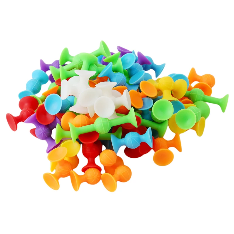 DIY силиконовые строительные блоки собранные присоски присоска Смешные игрушки