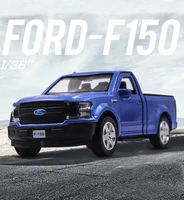 136 scale ford f 150 pick up truck model car alloy metal diecast vehicle toys pull back for children gift original box