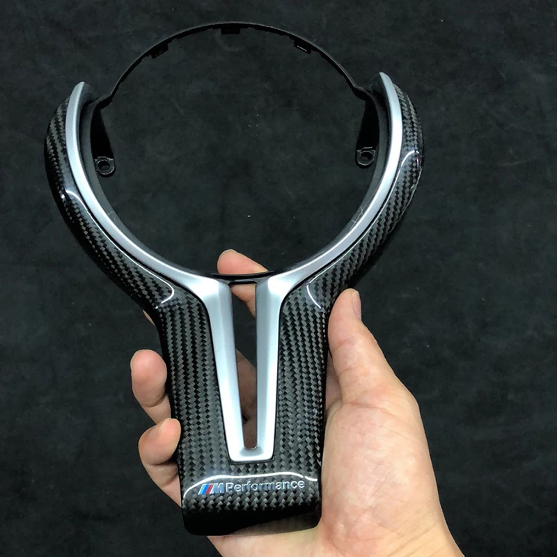 Купить Накладка на руль для BMW M4 M2 M3 F87 F80 F82 M6 F06 F12 F13 X5M F85 X6M F86 ABS + накладка на руль из углеродного волокна
