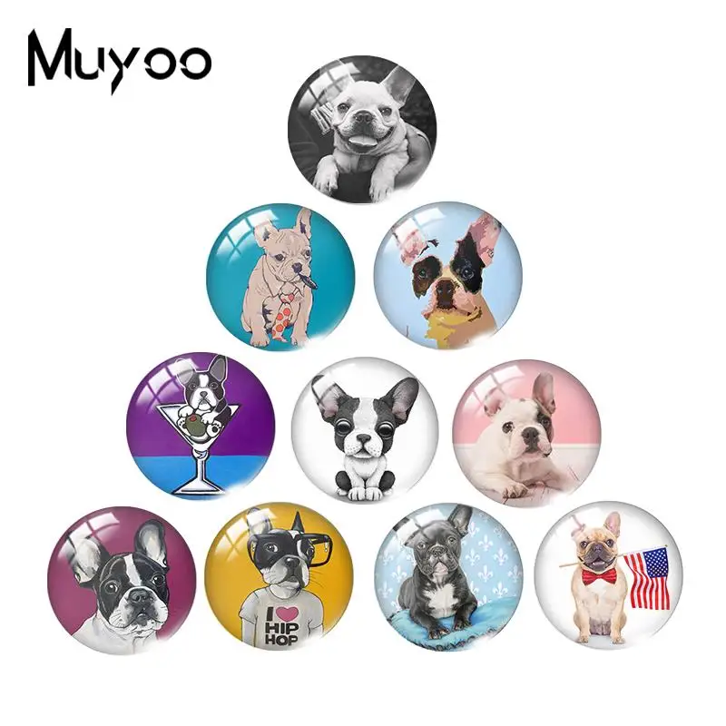 

Новинка 2019, милые Французские бульдоги, щенки, бульдоги, кабошоны, художественные фото собак, подарки для любимых