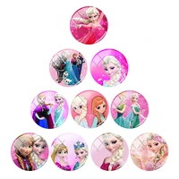 disney frozen characters 12mm 15mm 16mm 18mm 20mm 25mm photo glass cabochon dome flat back diy jewelry work making