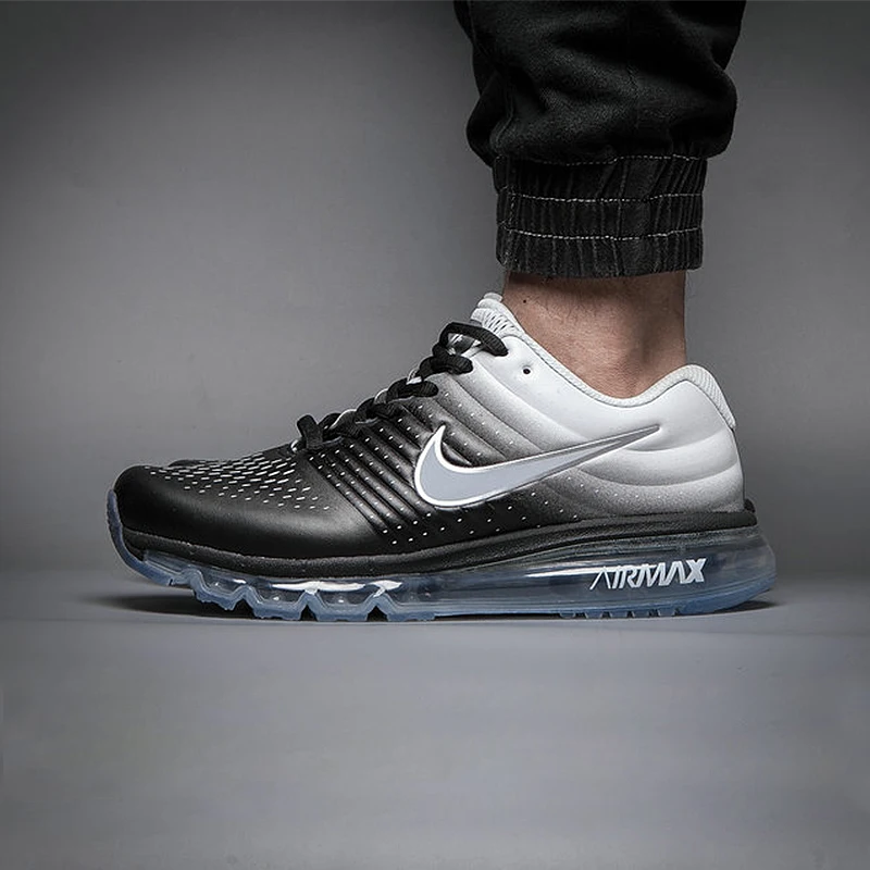 Оригинальные подлинные мужские кроссовки для бега Nike AIR MAX, градиентные, на шнуровке, прочные, спортивные, дизайнерские, хорошее качество, обувь 849559-010
