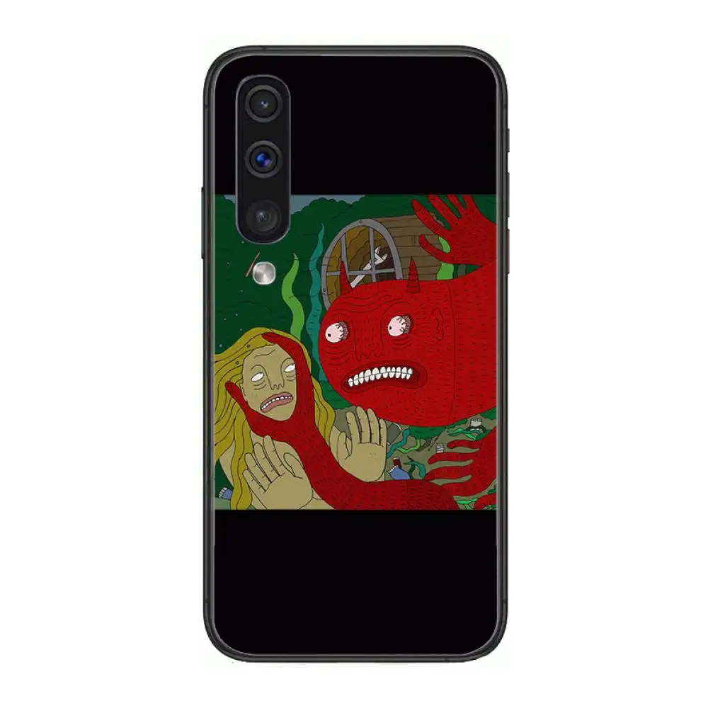 

Devil and woman style Phone Case Hull For Samsung Galaxy A 3 5 6 7 8 9 E 2018 Plus 2017 E S Black Shell Art Cell Cover TPU