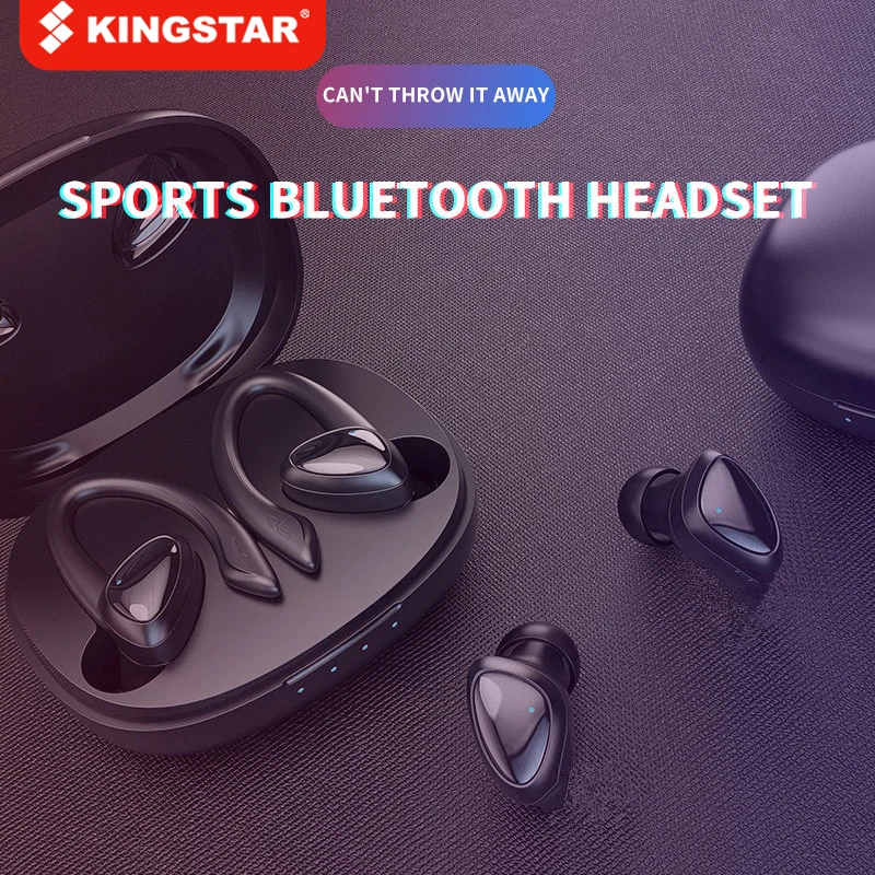 

KINGSTAR TWS Bluetooth 5.0 Earphones With Charging Box Wireless Headphone Sports Waterproof Earbuds Headsets With Microphone