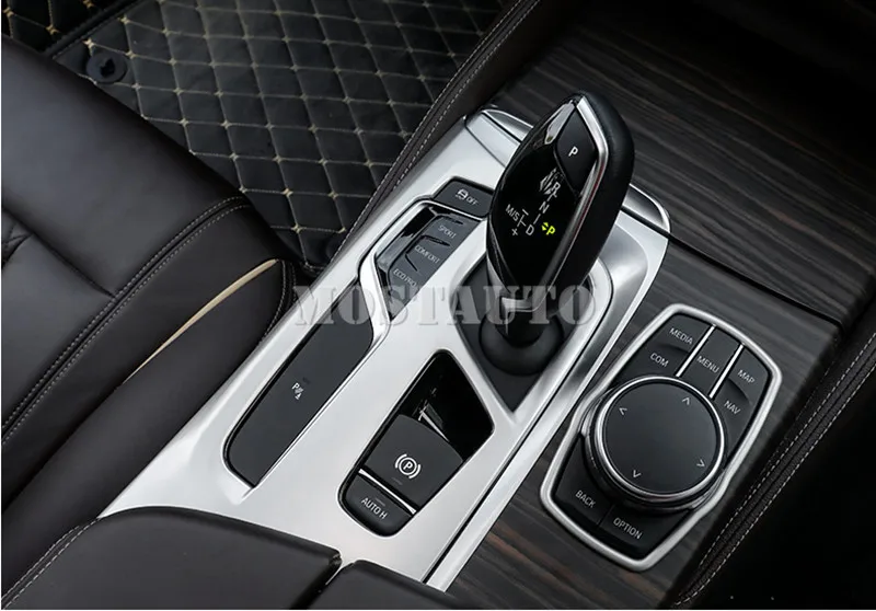 Для BMW 5 серии G30 G31 нержавеющая консоль коробка переключения передач накладка 2017