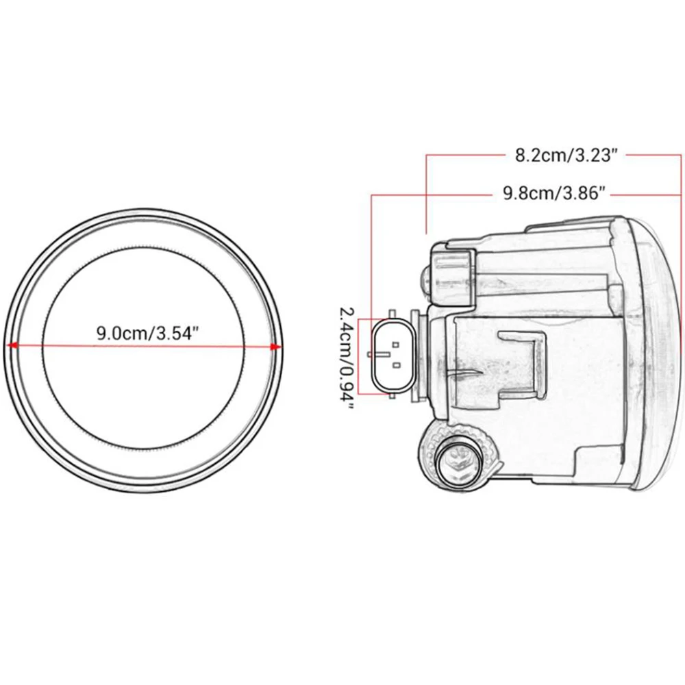 Beste Led Angel Eye Mistlamp Drl Foglamp Voor Nissan Tiida Note X-Trail T31 Murano Z51 Cube Juke Patrol 3 Rogue Versa Voor Infiniti Fx