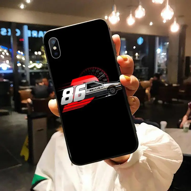 

Initial D Hot Japan anime high quality luxury Phone Case funda for iPhone 11 12 pro XS MAX 8 7 6 6S Plus X 5S SE 2020 XR