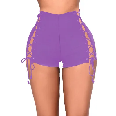 

Dilusoo 2020 Summer Women Denim Shorts Jeans Lace Up Bandage Short Jeans Female Skinny Sexy High Street Pencil Hotpants Shorts