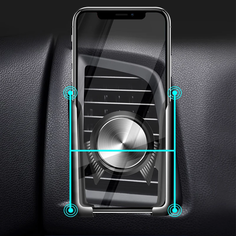 Универсальный автомобильный держатель для телефона Gravity крепление на