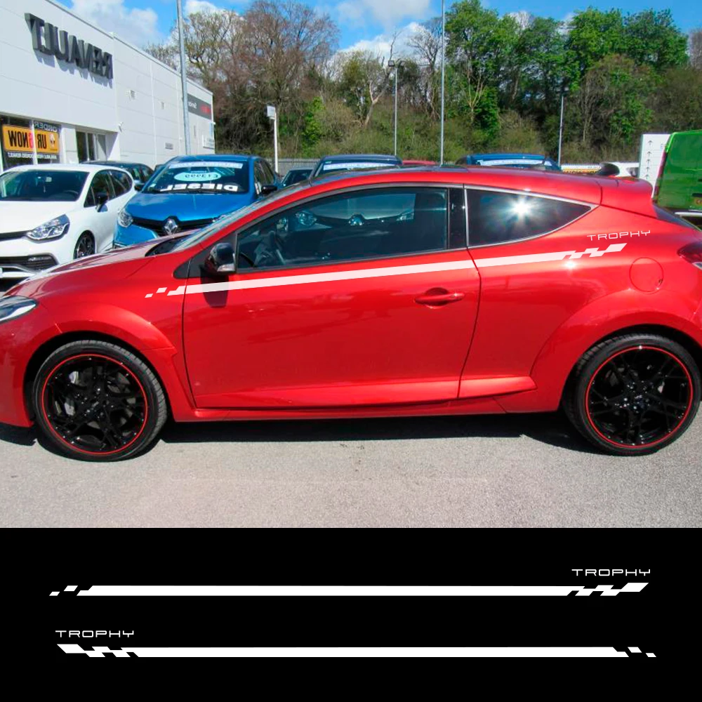 2 шт. для Renault Megane 3 4 RS Grandtourer GT трофей автомобильная дверь боковая юбка решетчатые