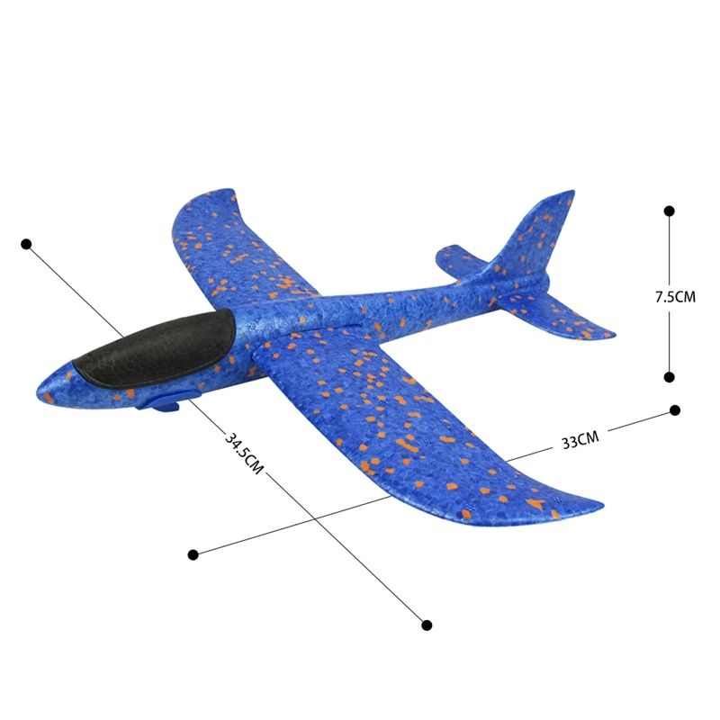 35 см стрелок бросает самолет планер из пеноматериала плоский Летающий круглый
