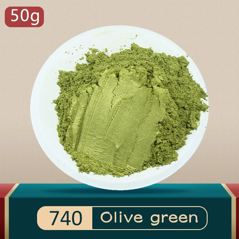 Минеральный пигмент жемчуга Порошковая слюда пыли DIY краситель Тип 740 для мыла