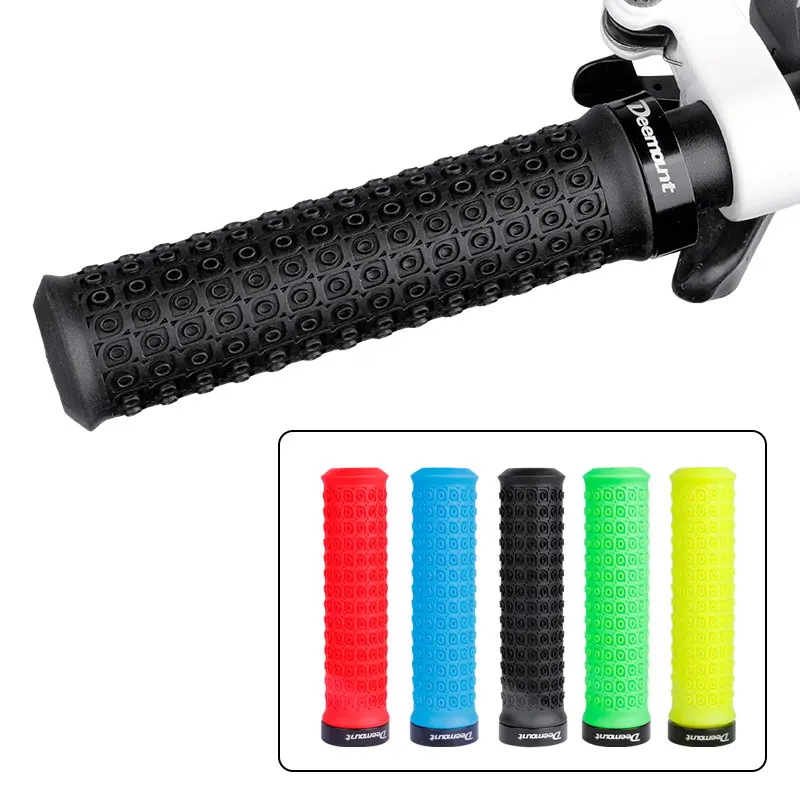 New TPR Bicycle Grips With Special Texture Pattern No sticky to Hand Firm and Comfortable Gripping Multi Color Options |