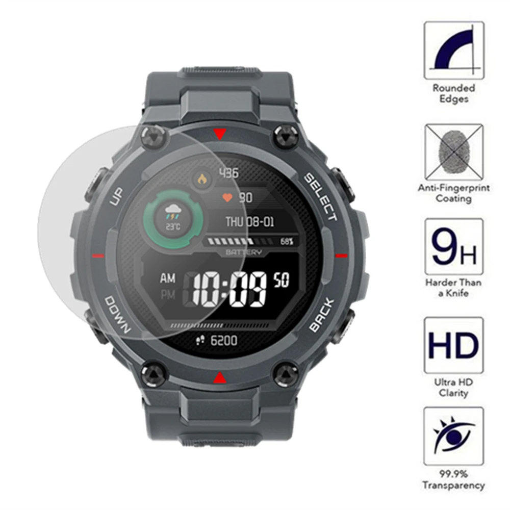 Прочная защитная пленка из закаленного стекла Защитная для Xiaomi Amazfit T REX Pro HD