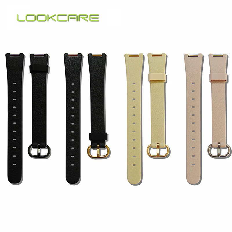 Lookcare Watch Strap Leather Lightweight Replacement Soft Women Wrist Band Strap for S3 S3 Plus Smart Bracelet for Dropshipping