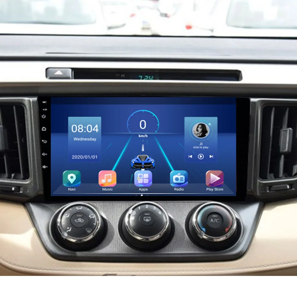 4G LTE Android 10 1 подходит для TOYOTA RAV4 2013 2015 мультимедийный стерео автомобильный DVD плеер