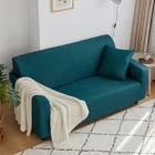 Чехол для дивана, однотонный, эластичный, из спандекса, для углового дивана, защиты стула, для гостиной, на 1234 мест