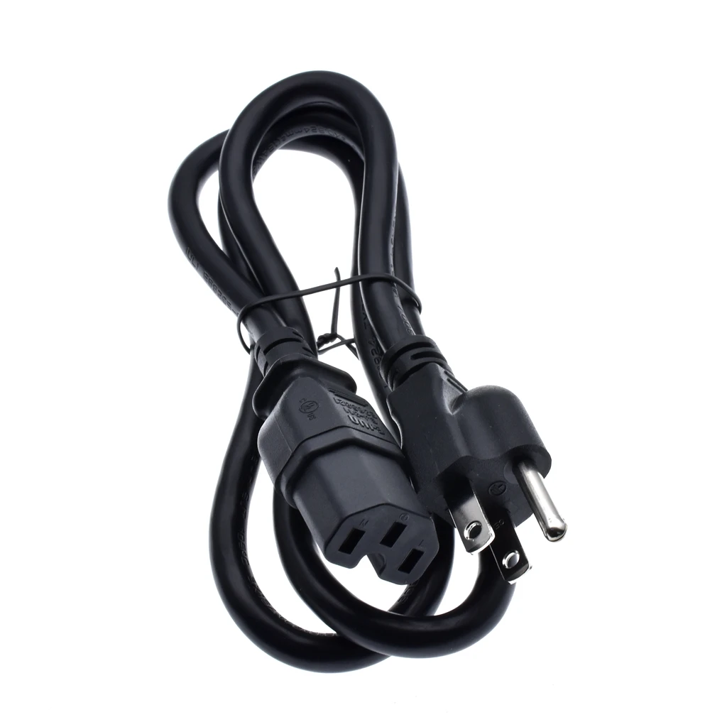 Сетевой шнур с тремя зубцами и 3 футов от NEMA 5-15P до IEC320 C15 18AWG 10 А 125 В черный |