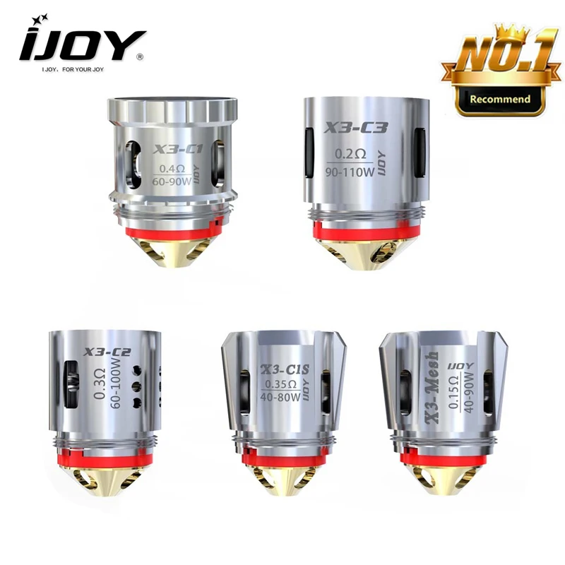 Сменная катушка для электронной сигареты IJOY vape Diamond sub ohm X3 C1 C2 C1S сетчатые катушки