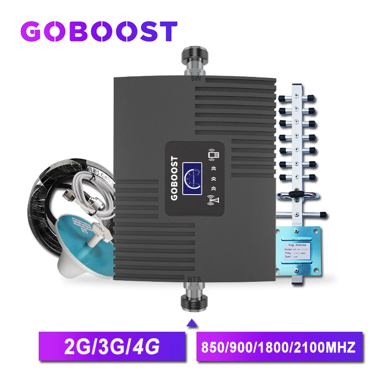 Ретранслятор GSM 2G 3G 4G Усилитель сотового сигнала LTE DCS усилитель сотовой связи 900