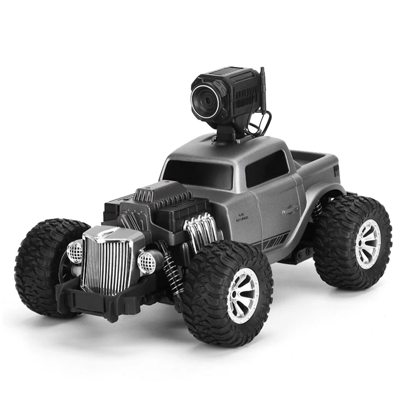 Новинка 2,4G 2WD высокоскоростной FPV RC автомобиль с WiFi камерой HD 720P 2MP машина на радиоуправлении с дистанционным управлением для внедорожников Carros игрушка для мальчиков - Цвет: 720P Camera