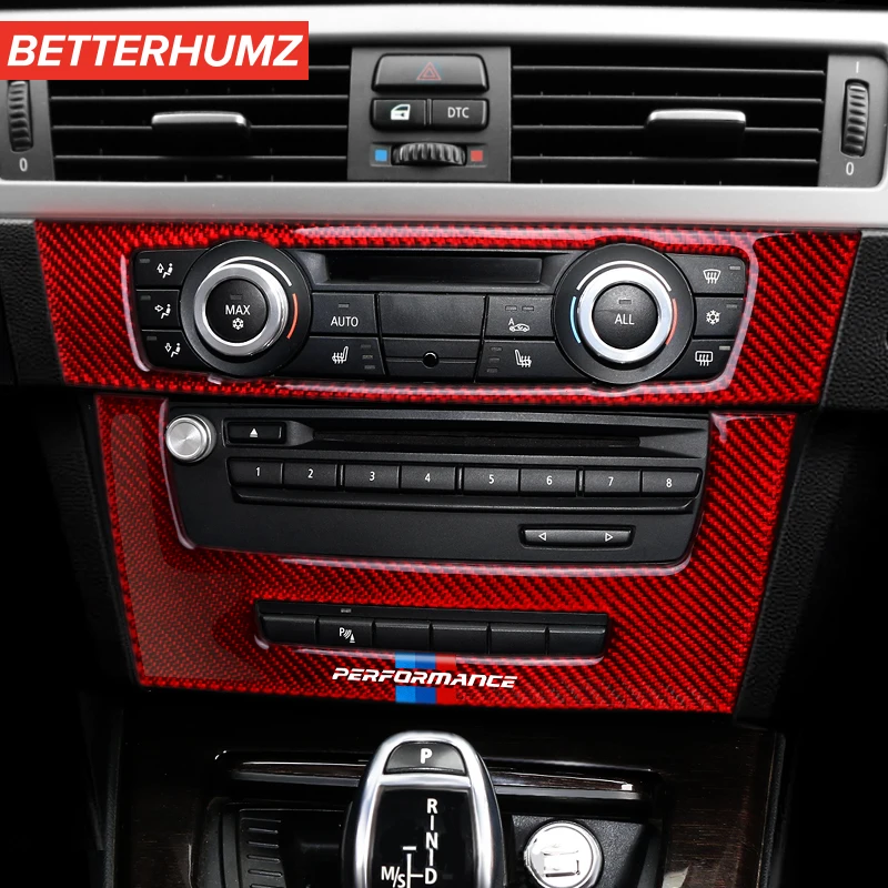 BETTERHUMZ для BMW E90 E92 E93 молдинги салона автомобиля из углеродного волокна