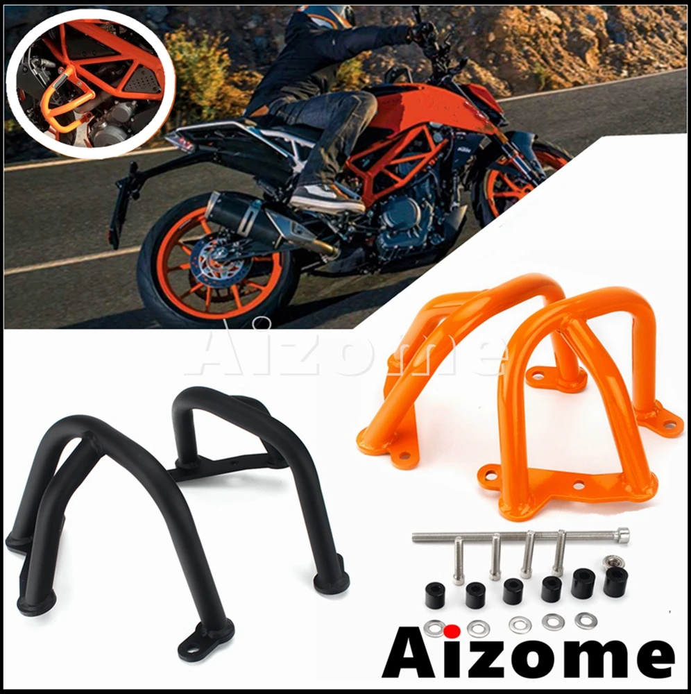 Motorcycle Steel Engine Crash Bar Frame Protection Guard For 390 250 390 Bumper Protector 2013 2014 2015 2016 2017 2018 2019