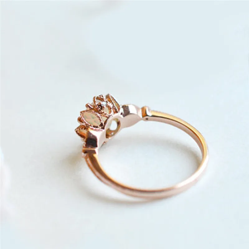 Женские Ювелирные изделия благородная атмосфера мода дикое обручальное кольцо