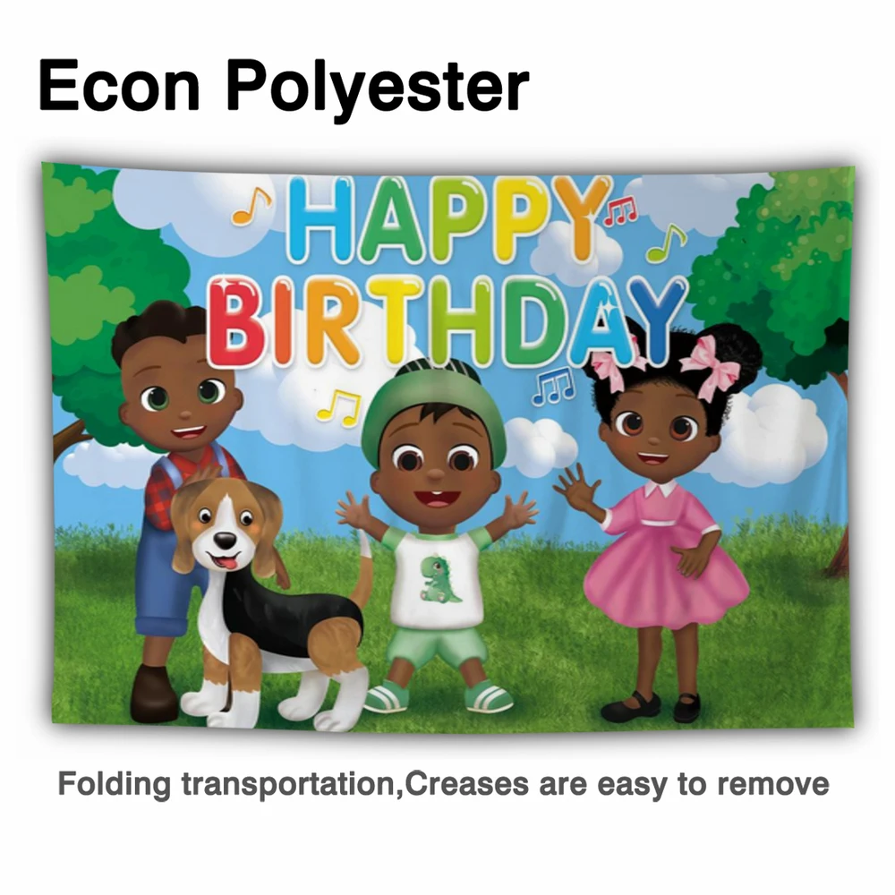 Фон для фотосъемки Allenjoy с днем рождения черные Детские Семейные принадлежности