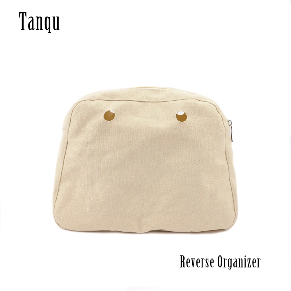 Tanqu New Waterproof Inner Organizer Insert Zipper Pocket for O Bag Reverse for Obag Accesorios Women Handbags Shoulderbag