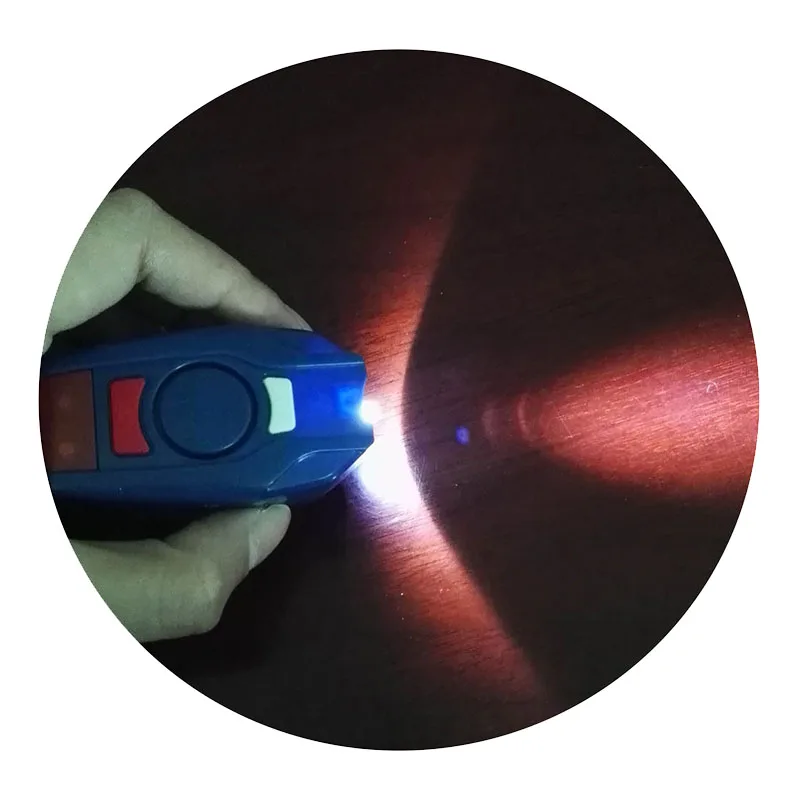 Сигнализация 120DB девушка Для женщин защиты безопасности брелок светодиодный