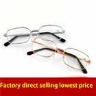 Очки для чтения с защитой от сисветильник света для женщин и мужчин, очки eyeyeyglasses с металлической оправой, Модные Винтажные полимерные линзы, очки для чтения