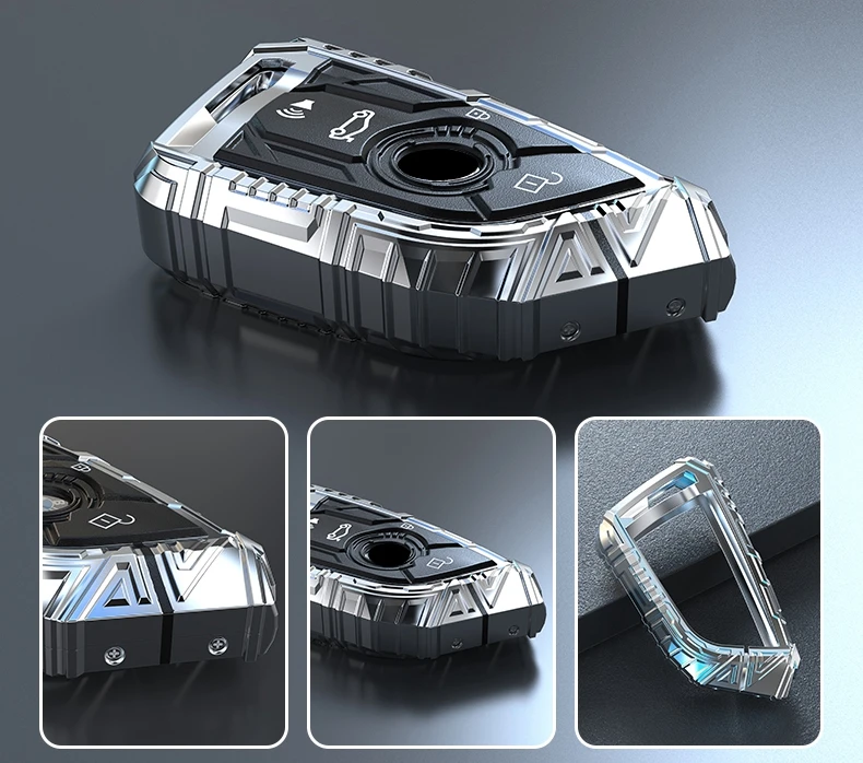 

High Quality Car Zinc Alloy Key Case Cover For BMW X1 X3 X4 X5 X6 E90 E60 E36 E93 F15 F16 F48 G30 F11 F30 Key Holder For Car