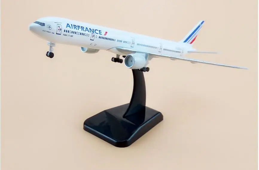 Модель самолета B777 металлическая 16 см модель Боинг 777 Air France дыхательные пути