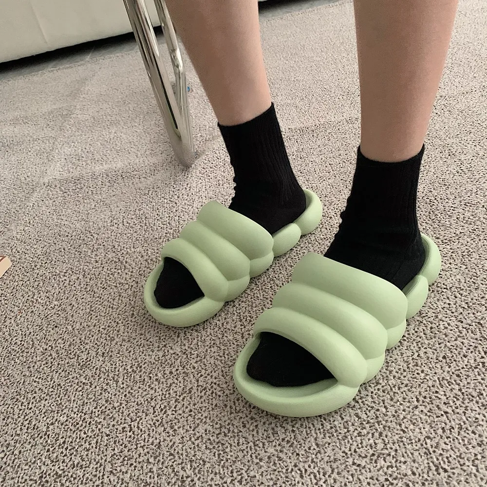 

Indoor Platform Slippers Men Women Couples House Slippers Non-slip Plastic Man Slippers For Home Bathroom Shower Beach Shoes