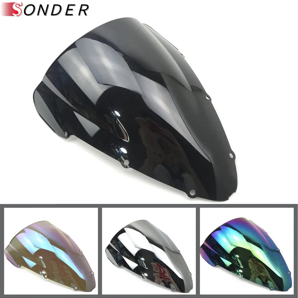 Ветровое стекло для Honda CBR600F CBR600 CBR 600 F F4i 2001 2007 2006 2005 2004 2003 мотоцикла с двойными