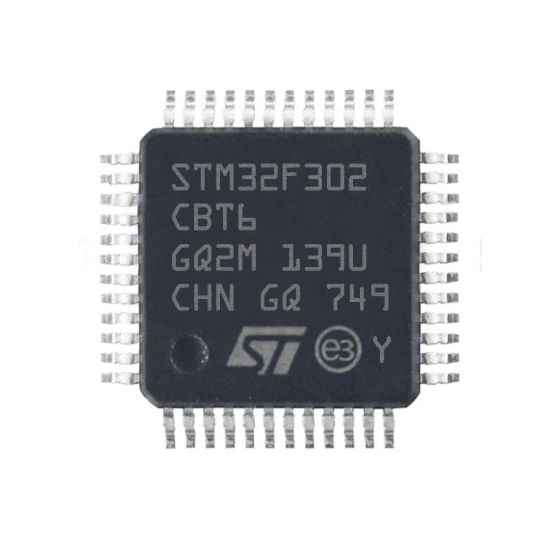 

STM32F302CBT6 LQFP-48 STM32F302 ARM Cortex-M4 32-bit Microcontroller MCU New Original