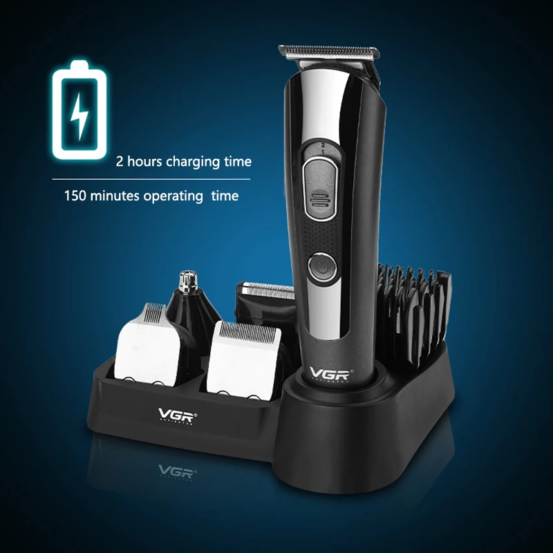 Набор для ухода за волосами 5 в 1 профессиональный триммер волос машинка стрижки