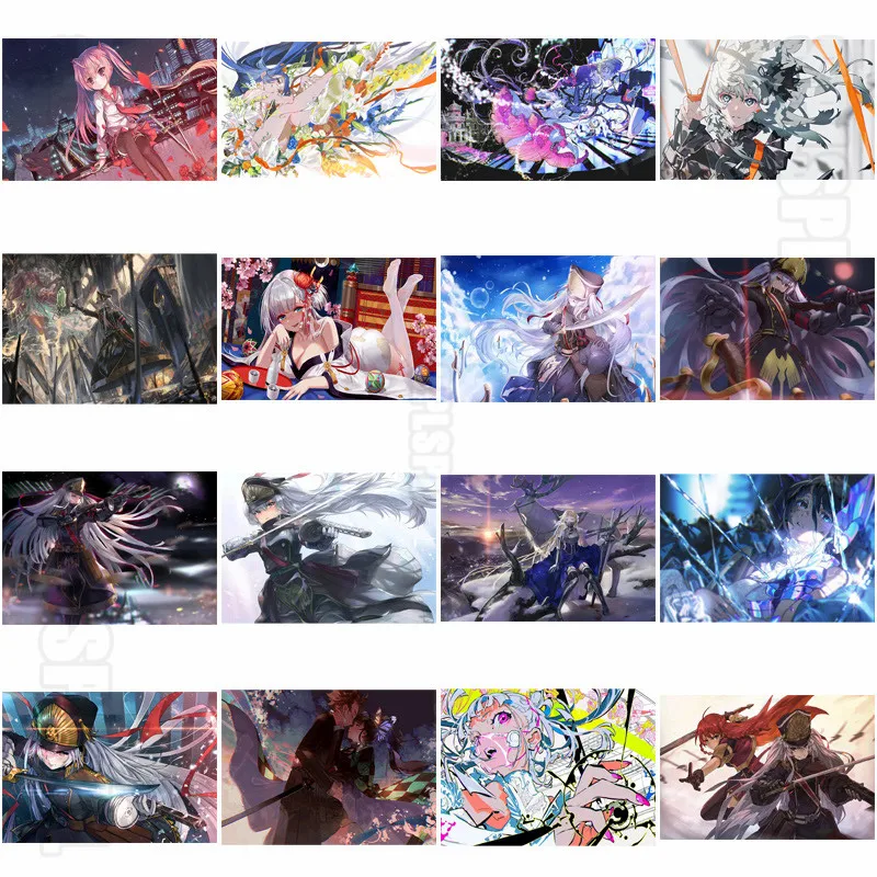 

Diamond Painting Anime A Princess Wearing A Military Uniform and A Magnificent Saber-Wielding A Man Wearing A Saber Decor Poster