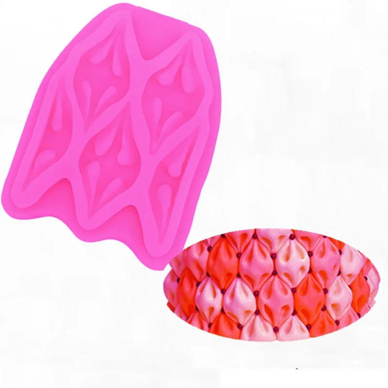 Силиконовая форма для глазирования торта с эффектом помадки | Дом и сад