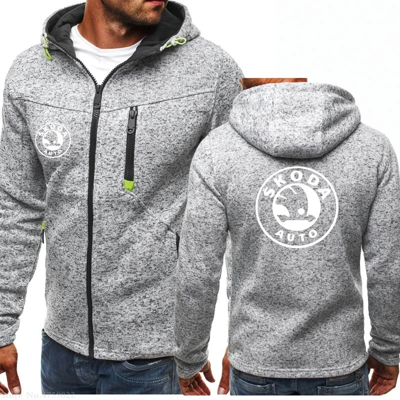

2021Autumn spring hoodie for man skoda auto sweatshirt men wear zipper coat fashion 12 style jackets