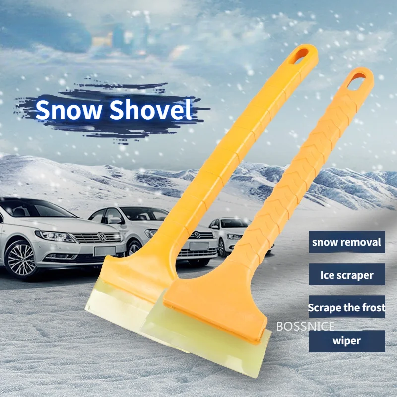 

1Pc Car Snow Shovel for Deicing Shovel Beef Bar Snow Defrosting Screw Plastic Car Outdoor Multifunctional Vehicle Tools Bossnice