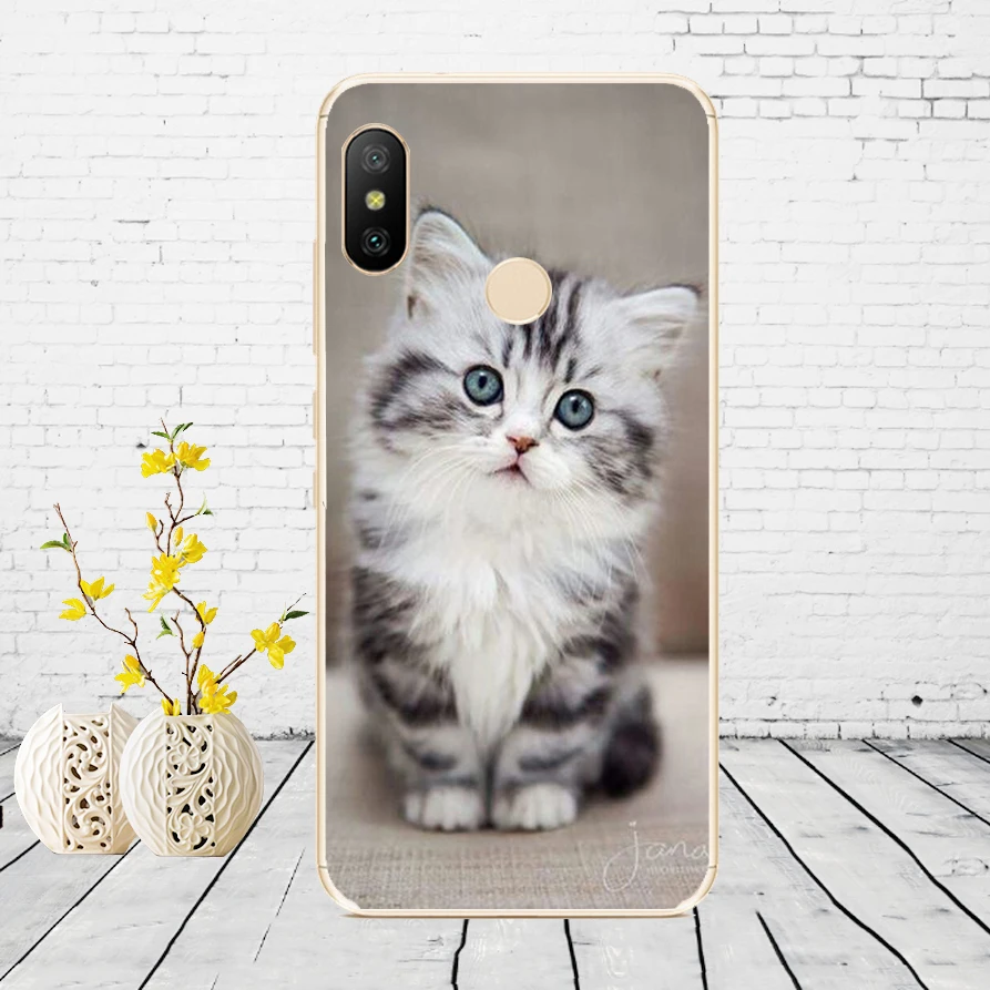 K44 Силиконовый чехол для Xiaomi mi A2 LITE, чехол с полной защитой, мягкая задняя крышка из ТПУ, чехол для телефона s для Xio mi A2 LITE, бампер - Цвет: K44