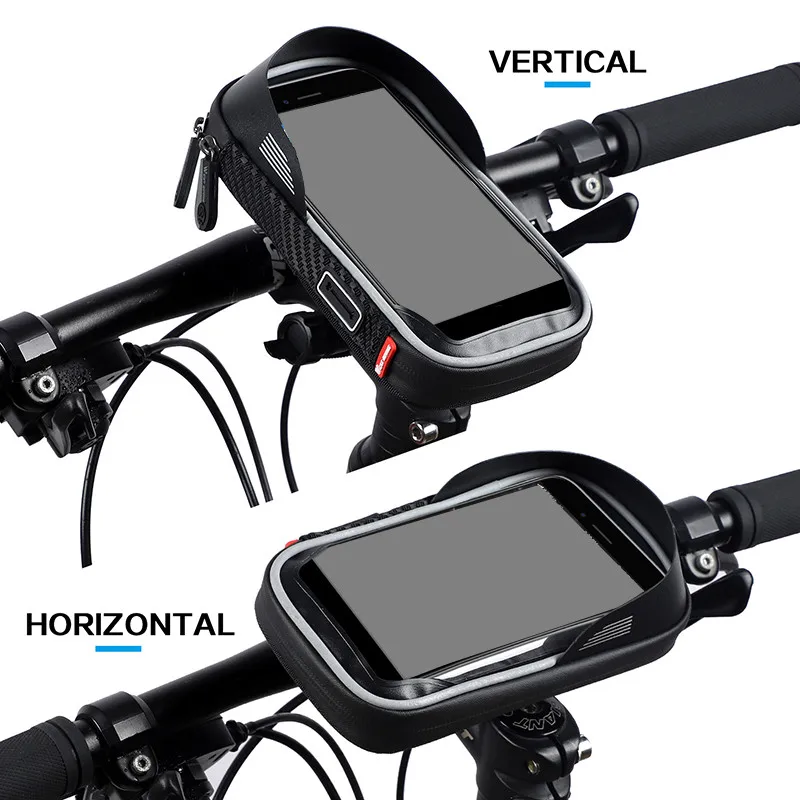 

Сумка велосипедная, для сенсорного экрана 6,0 дюйма, водонепроницаемая