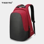 Tigernu, модный Женский Повседневный Рюкзак, Противоугонный, 15,6 дюймов, для ноутбука, водонепроницаемый, для мужчин, зарядка через usb, для путешествий, высокое качество, рюкзаки, сумки