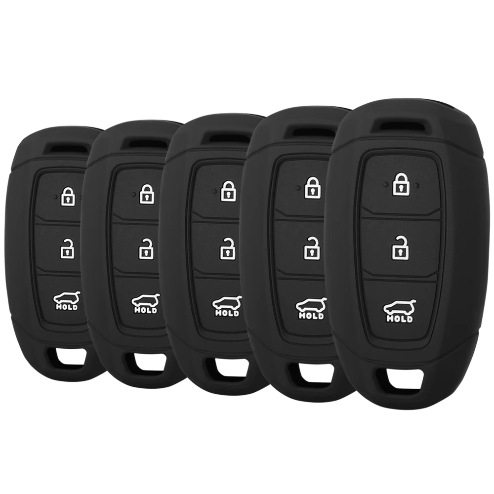 Силиконовый Автомобильный Дистанционный Брелок чехол для hyundai i30 i35 i40 Kona Azera Elantra