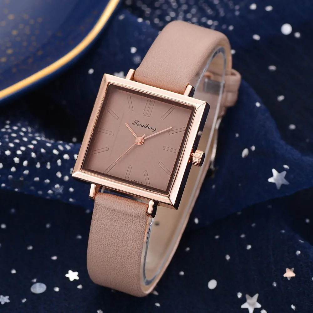 

30# Women Watches Quartz Luxury Watch Leather Waterproof Stainless Steel Watch Crystal Minimalist Women's Watch Relogio Feminino