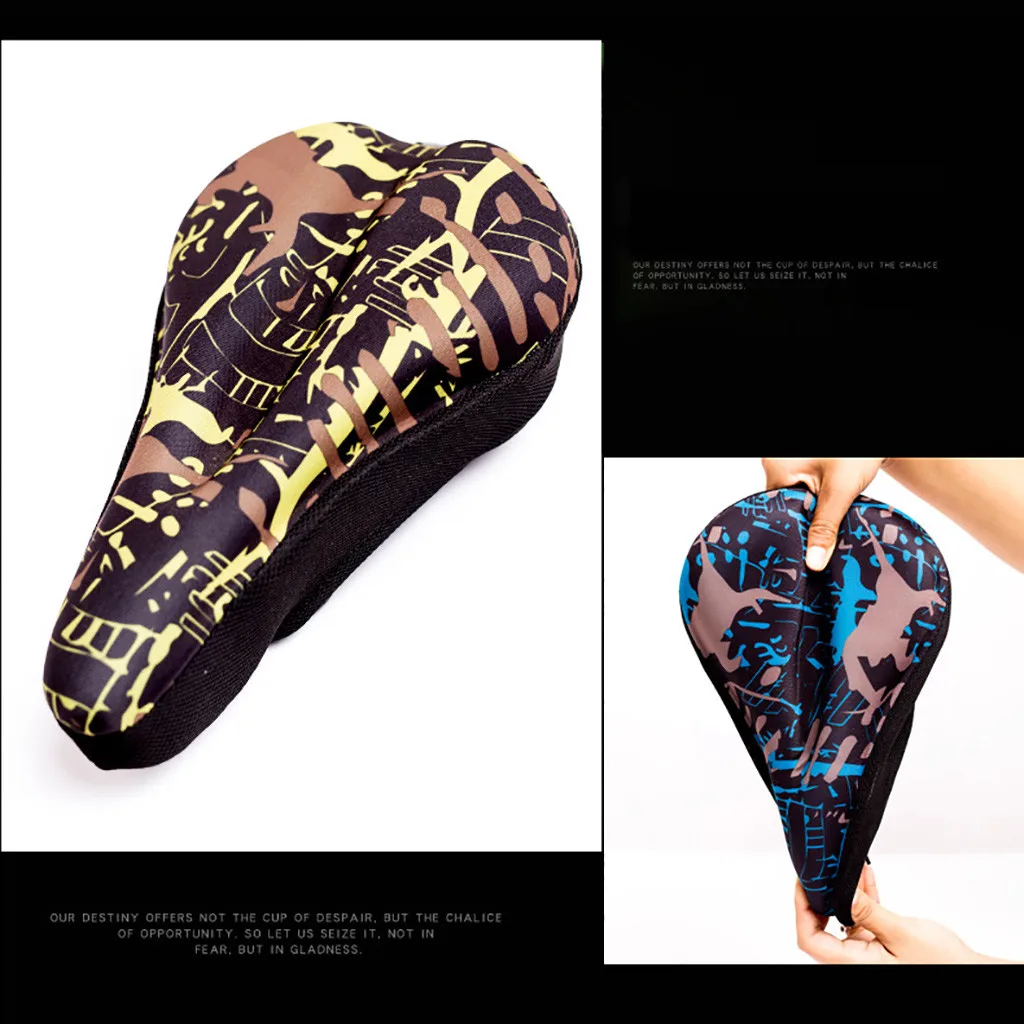 Велосипедное Сиденье 3D велосипедное седло чехол мягкий удобный пенопластовое